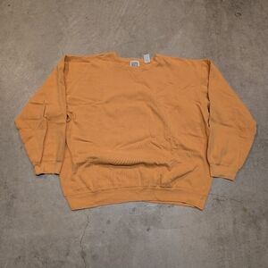 VTG 90s Gap Men's XL Blank Sweatshirt Orange USA Made